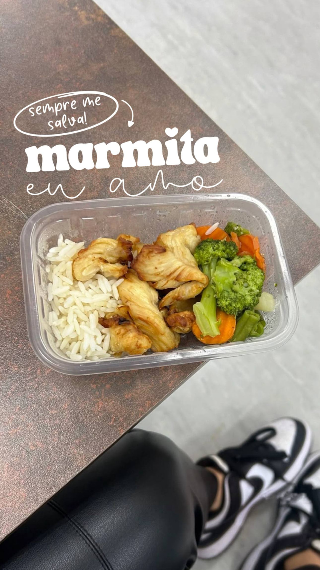 Figurinhas de marmita e alimentação